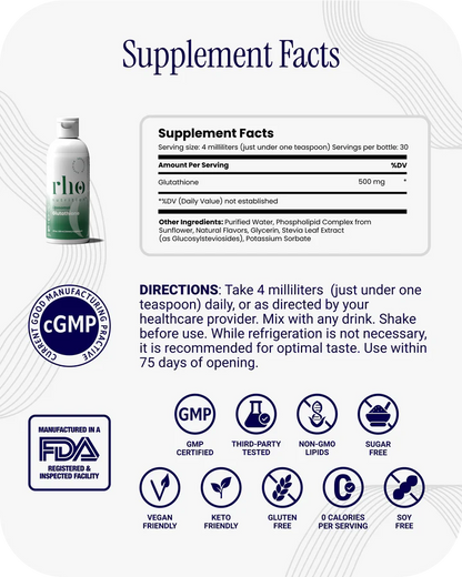 Liposomal Glutathione Master Antioxidant